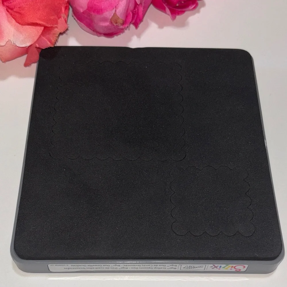 Sizzix Stampin Up! SIZZIX BIGZ Scallop SQUARES DUO